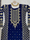 RTC 5785 Faux Gorgette With Thread With Sequnce Work Top With Pant Dupatta Wholesale Suppliers In Mumbai